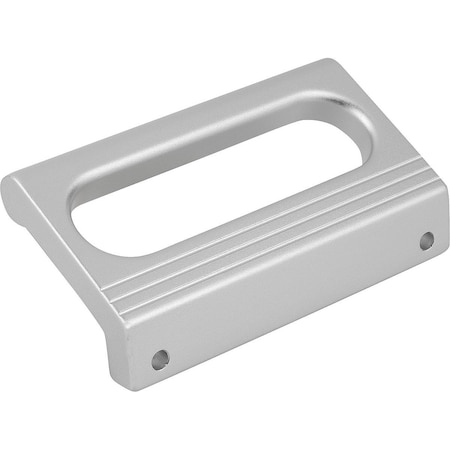 Kipp Ledge Handle, Form:B Aluminum, Natural Anodized, A=86, D=5, 5 K0234.086053